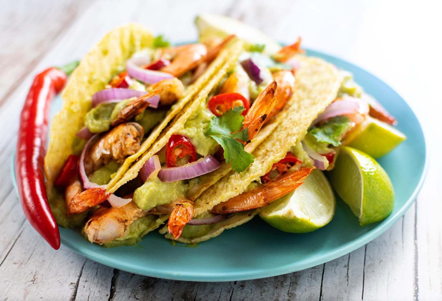 delicious nachos with veggies and meat