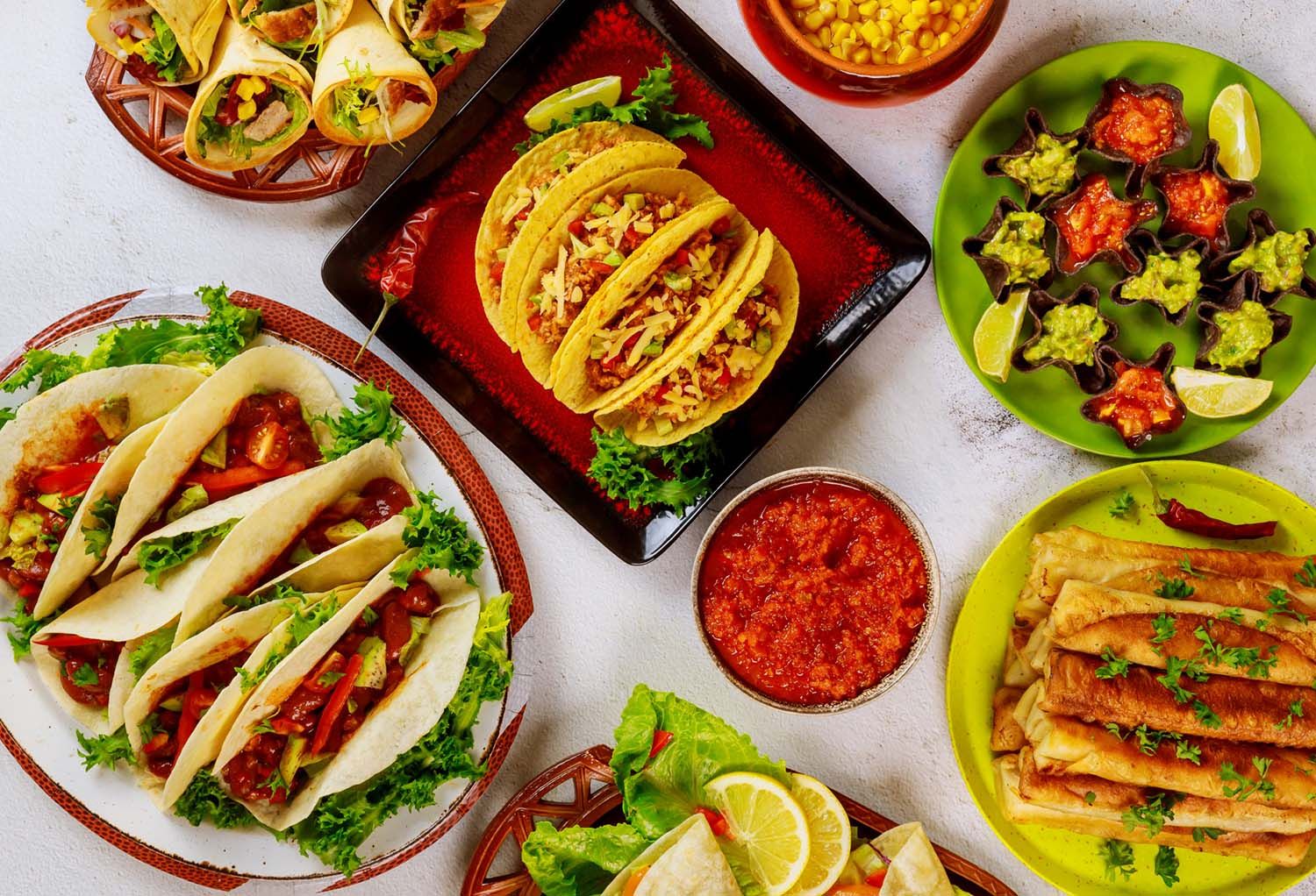 Delicious Mexican Dishes nachos and more